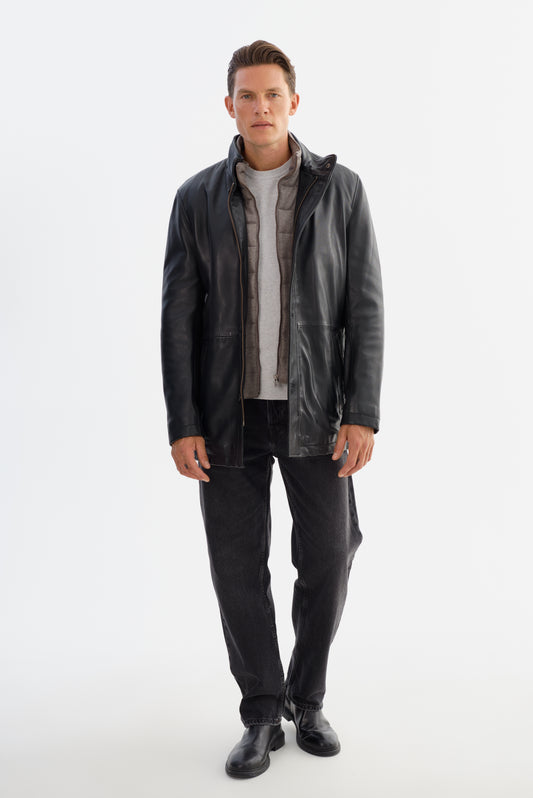 6295 3/4 Leather Jacket