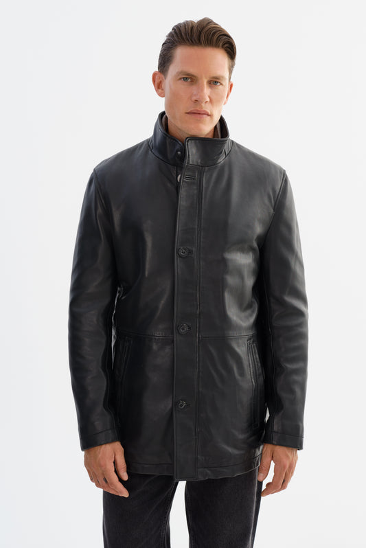6295 3/4 Leather Jacket