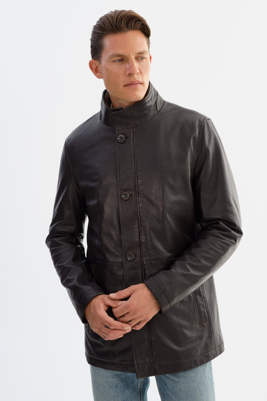 6295 3/4 Leather Jacket