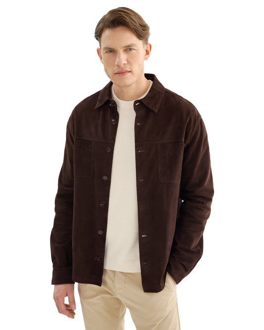 BROCK SUEDE SHIRT