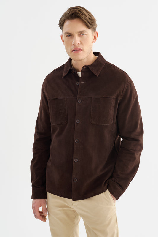 BROCK SUEDE SHIRT