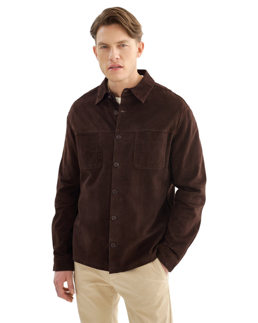 BROCK SUEDE SHIRT