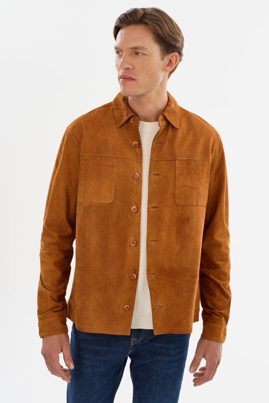 BROCK SUEDE SHIRT