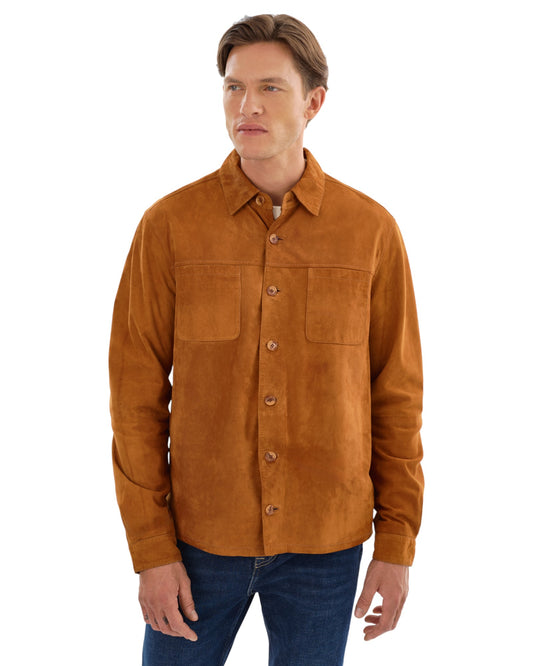 BROCK SUEDE SHIRT