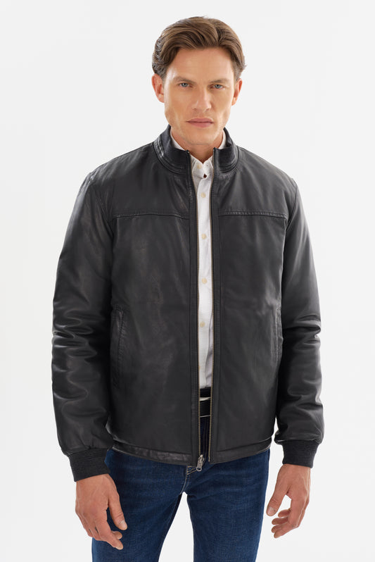 CARSON Reversible Leather Jacket