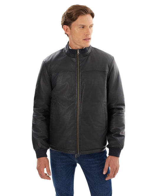 CARSON Reversible Leather Jacket