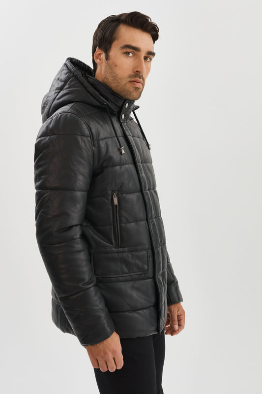 CLIFTON 3/4 Puffy with Hood Lamb Largo