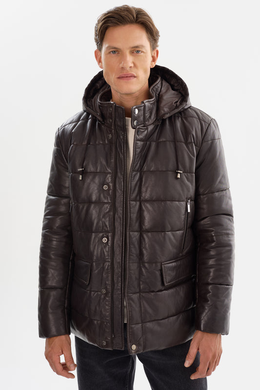 CLIFTON 3/4 Puffy with Hood Lamb Largo