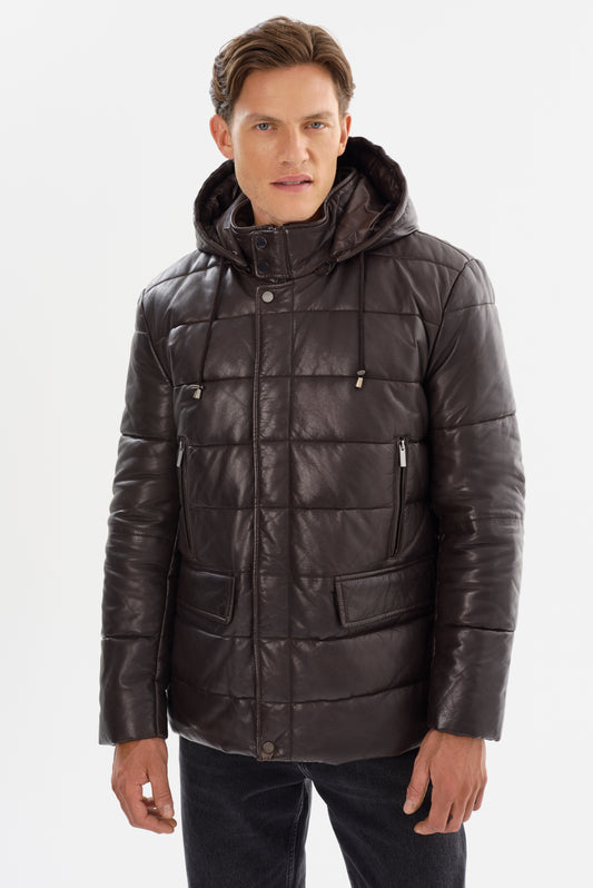 CLIFTON 3/4 Puffy with Hood Lamb Largo