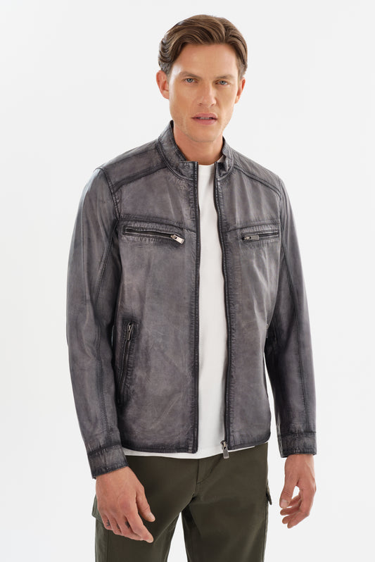 ENZO Leather Jacket