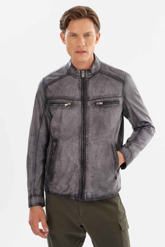 ENZO Leather Jacket