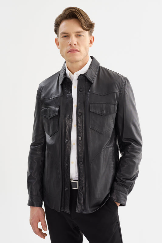 GRANT Leather Shirt