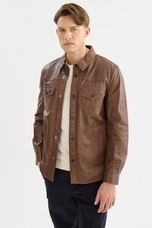 GRANT Leather Shirt