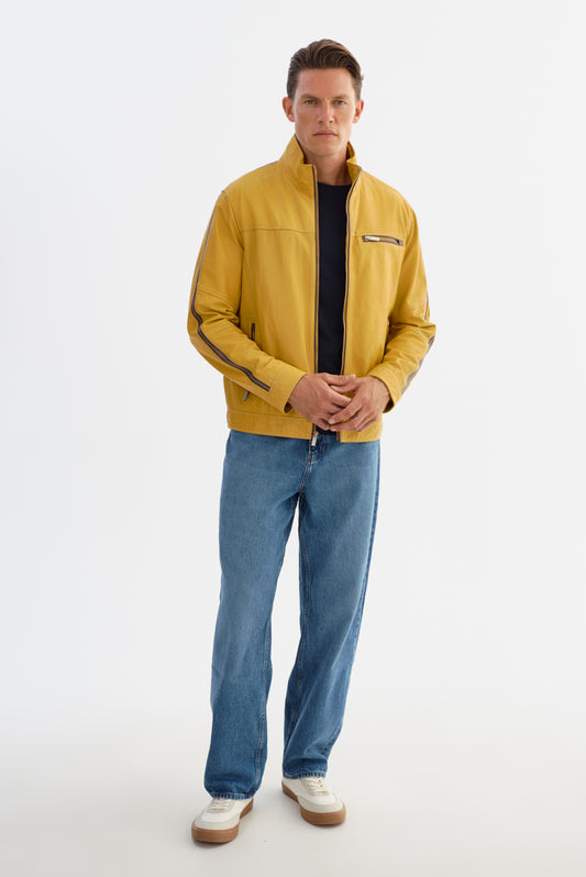 LOREDO LEATHER RACER JACKET