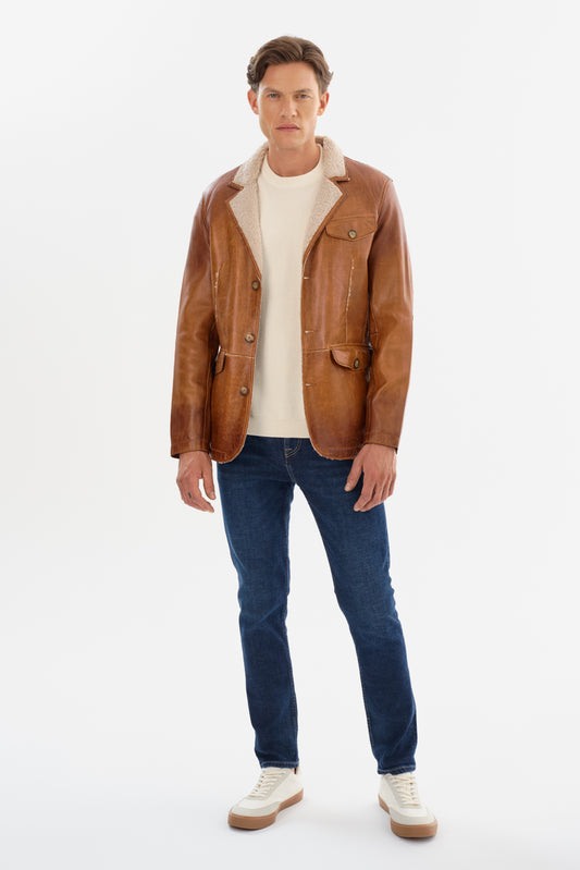 AGRICOS Button Front Hip Length Jacket