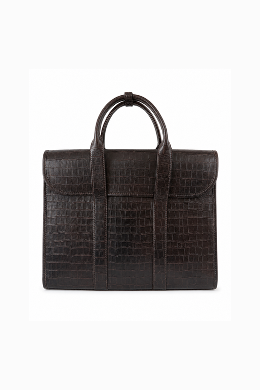 Regency Croco Briefcase Bag
