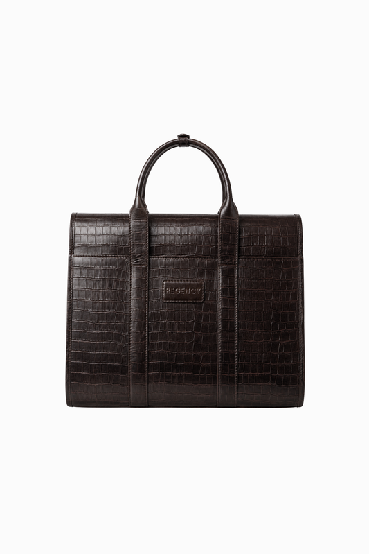 Regency Croco Briefcase Bag