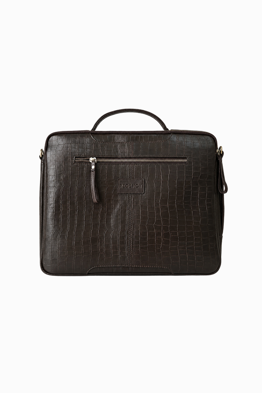 Regency Croco Laptop Bag