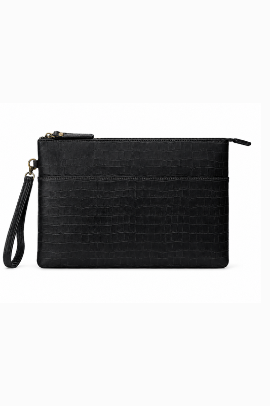 Regency Croco Leather Pouch