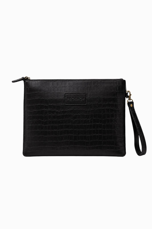 Regency Croco Leather Pouch