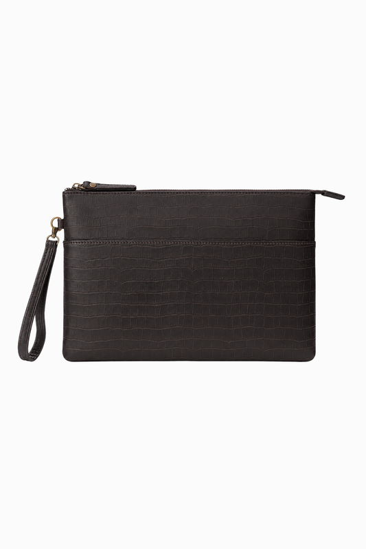 Regency Croco Leather Pouch