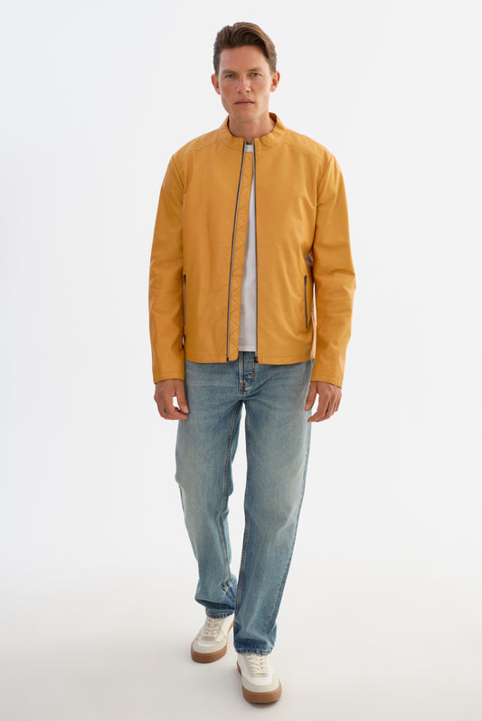 SALLAMAN Leather Jacket