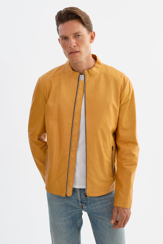 SALLAMAN Leather Jacket