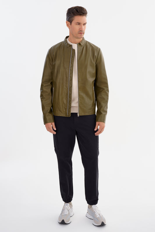 SALLAMAN Leather Jacket