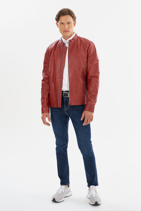 SALLAMAN Leather Jacket