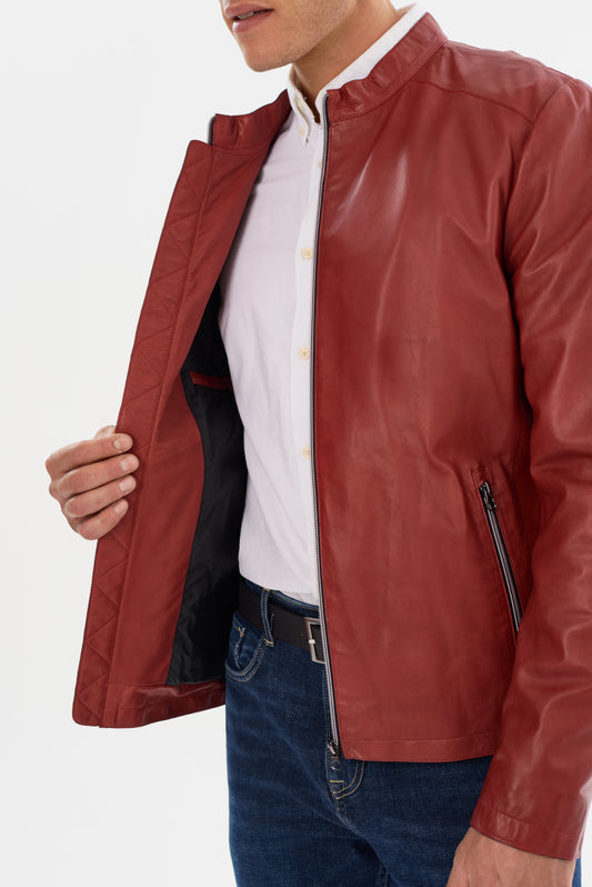 SALLAMAN Leather Jacket