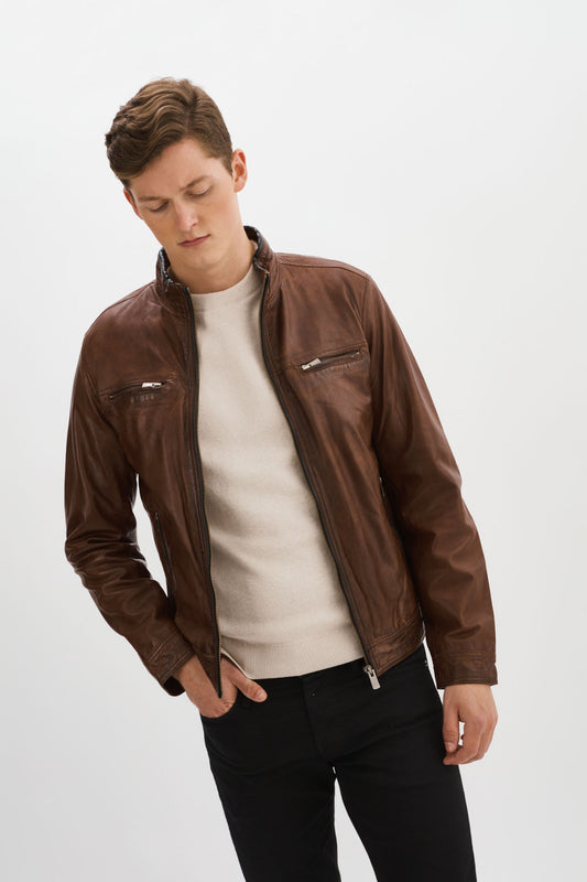 STANLEY Leather Racer Jacket