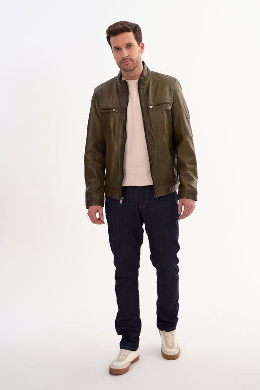 STANLEY Leather Racer Jacket
