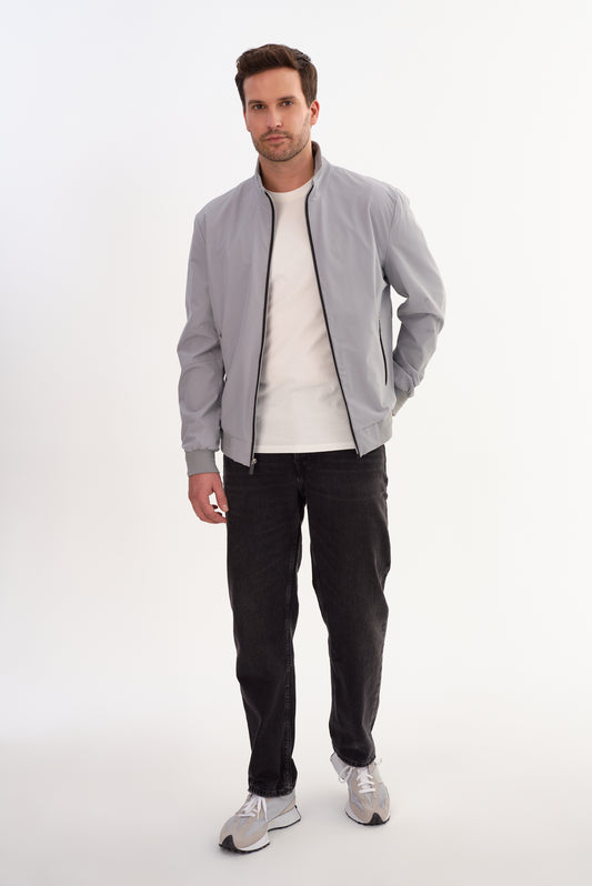 WIND Nylon Bomber Jacket