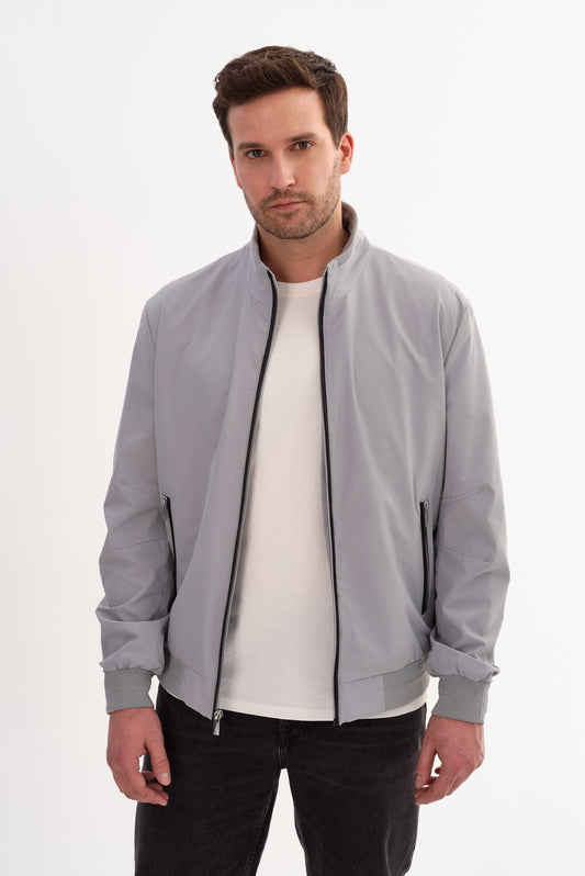 WIND Nylon Bomber Jacket